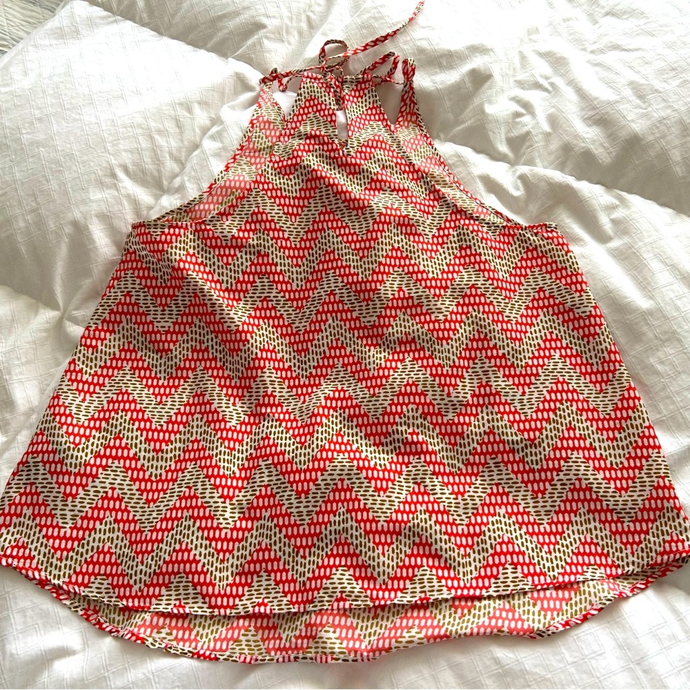 O’Neill Chevron Patterned Halter Top - Picture 2 of 4